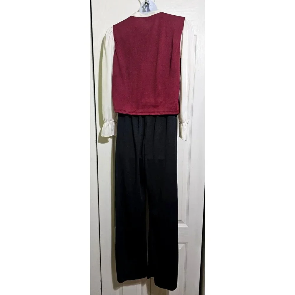 Spirit Halloween Vampire Costume Deluxe Boys 12-14 Cape Fangs Shirt Dracula - Picture 7 of 10